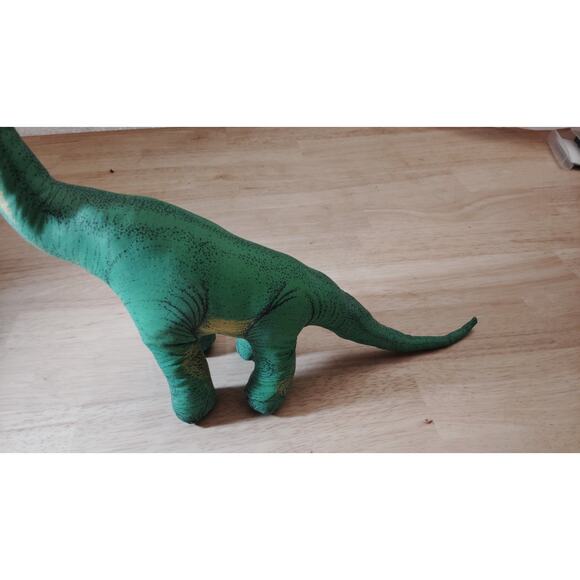 Vintage Phoenix Stuffed Dinosaur Plush Great American Fun Brontosaurus 1991 21" - Picture 2 of 8